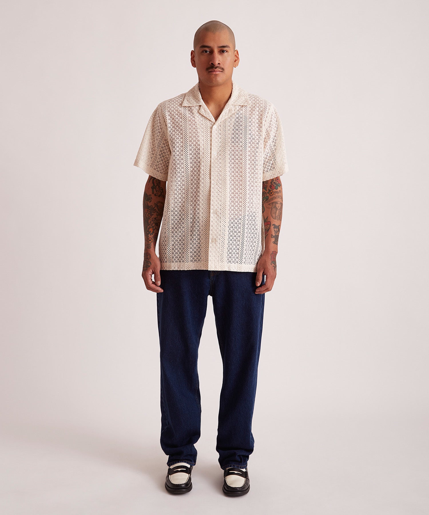 Canty Cotton Lace Ss Shirt