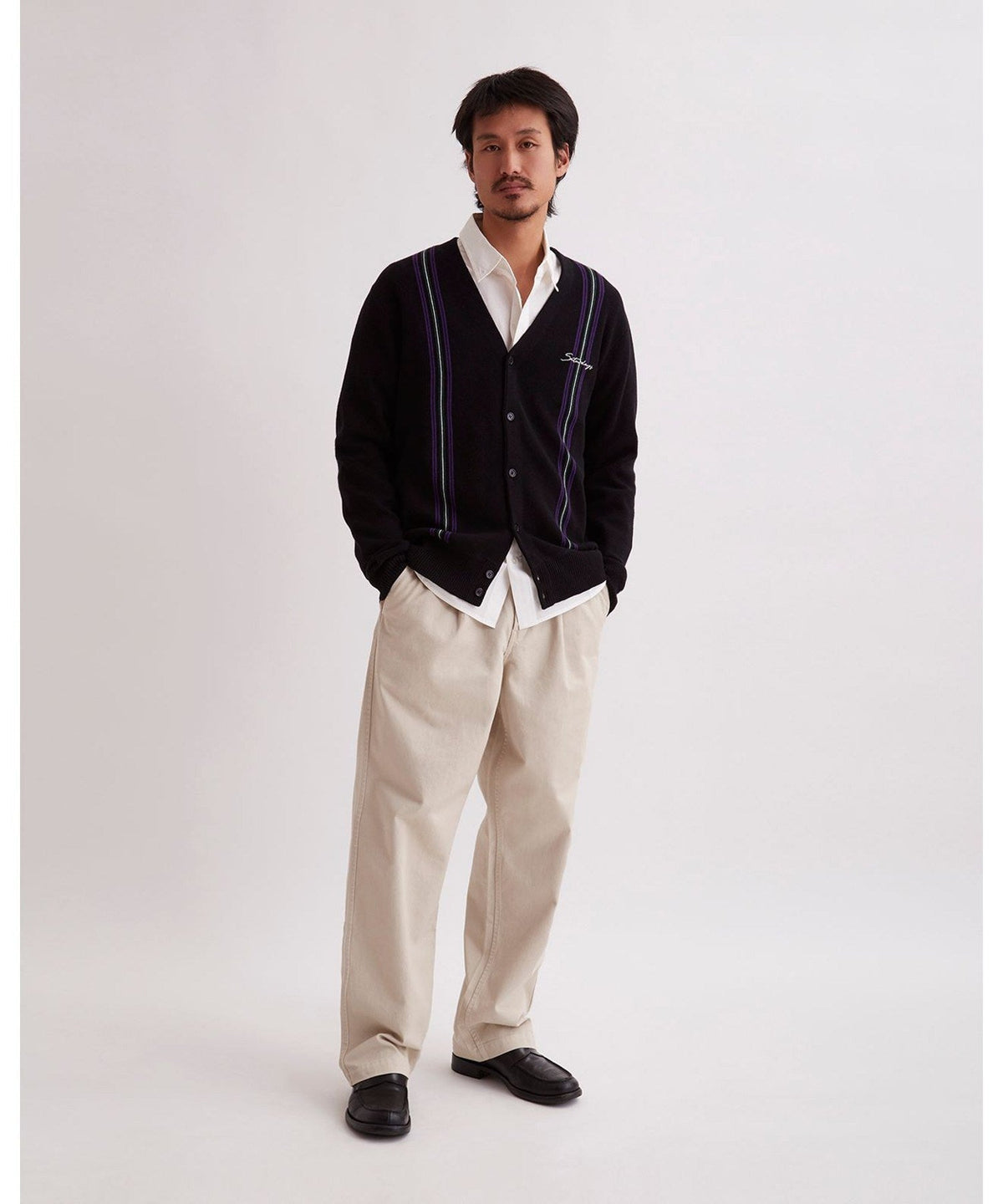MICHAEL HIGH GUAGE KNIT CARDIGAN