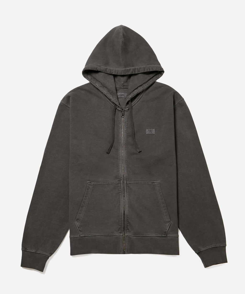 CANAL PIGMENT DYED ZIP HOODIE