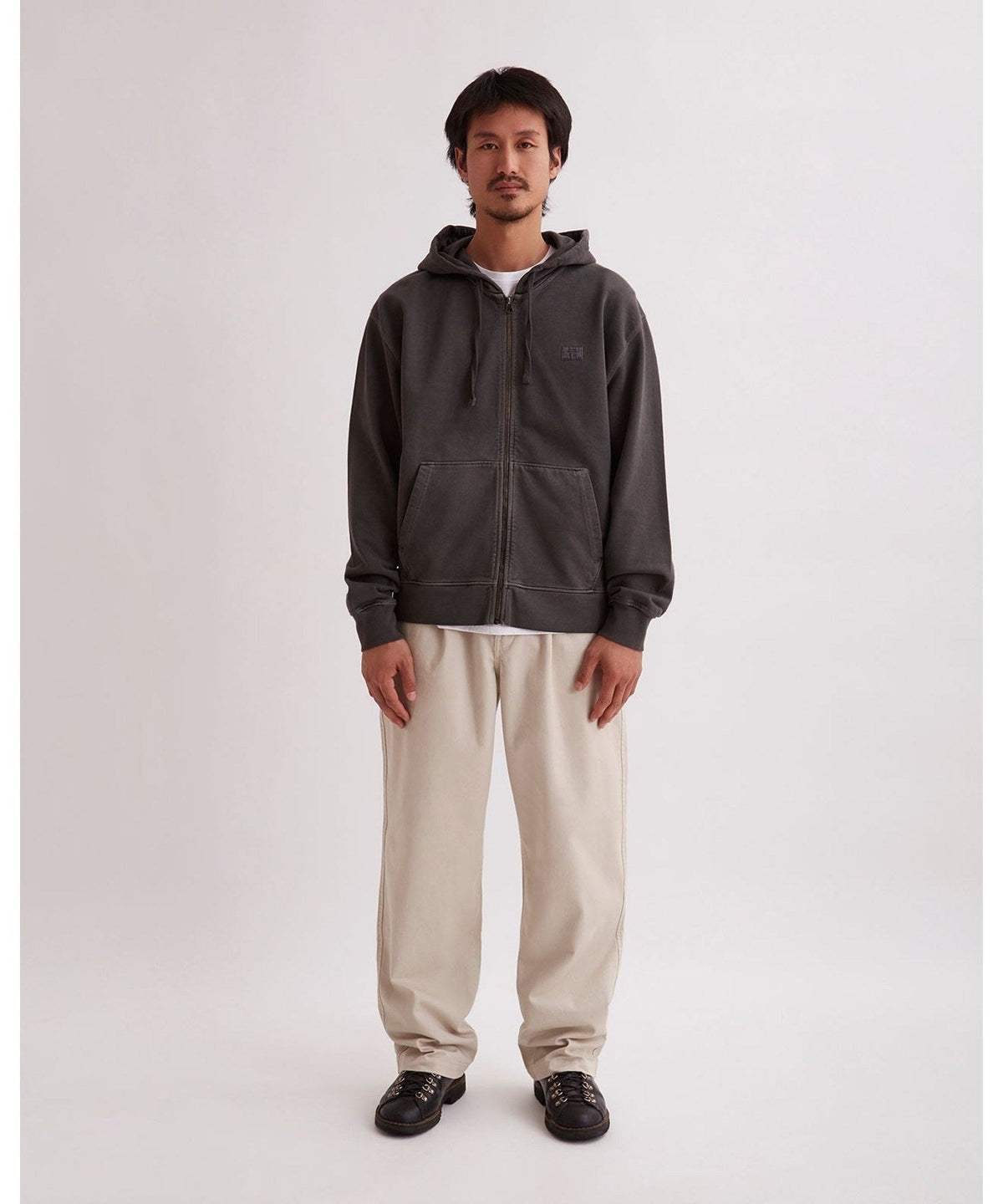 CANAL PIGMENT DYED ZIP HOODIE