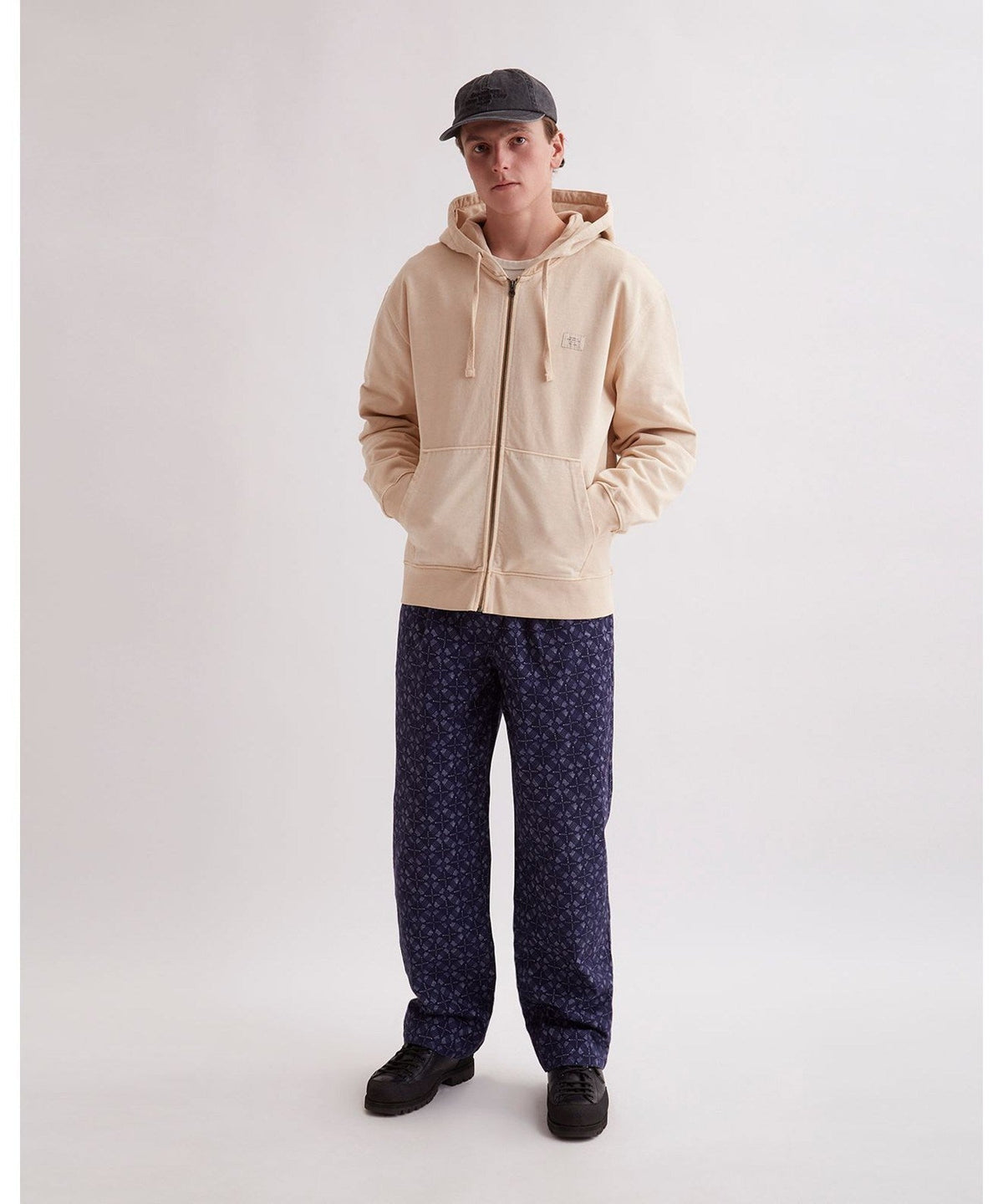CANAL PIGMENT DYED ZIP HOODIE