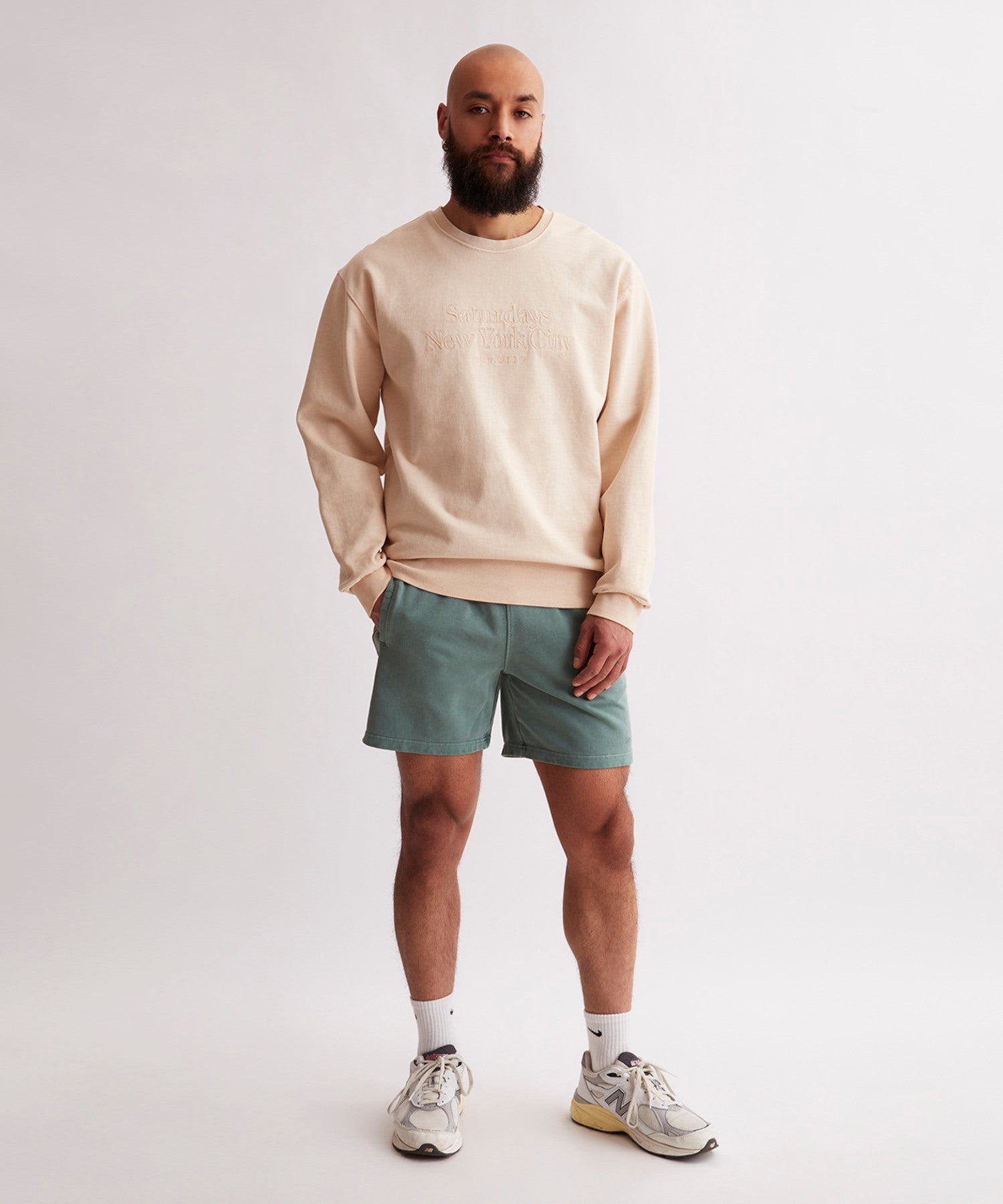 Austin Pigment Dyed Sweat Short