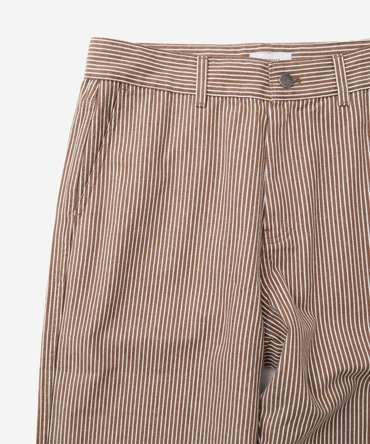 GEORGE STRIPE COTTON TWILL  PANT
