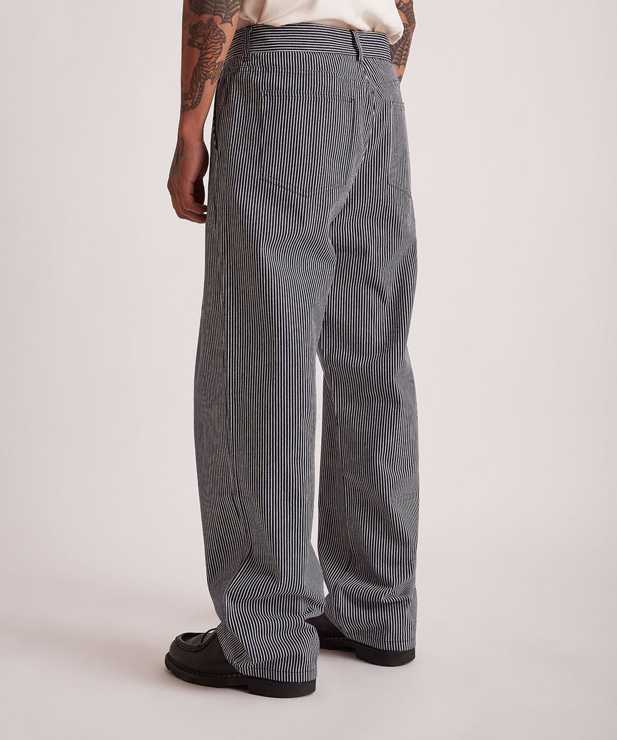 GEORGE STRIPE COTTON TWILL  PANT