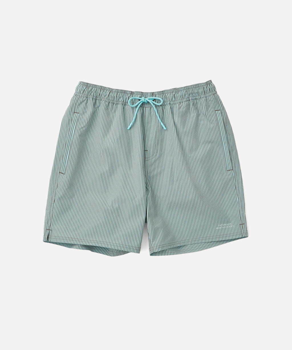 Timothy Seersucker Stripe Swim Short