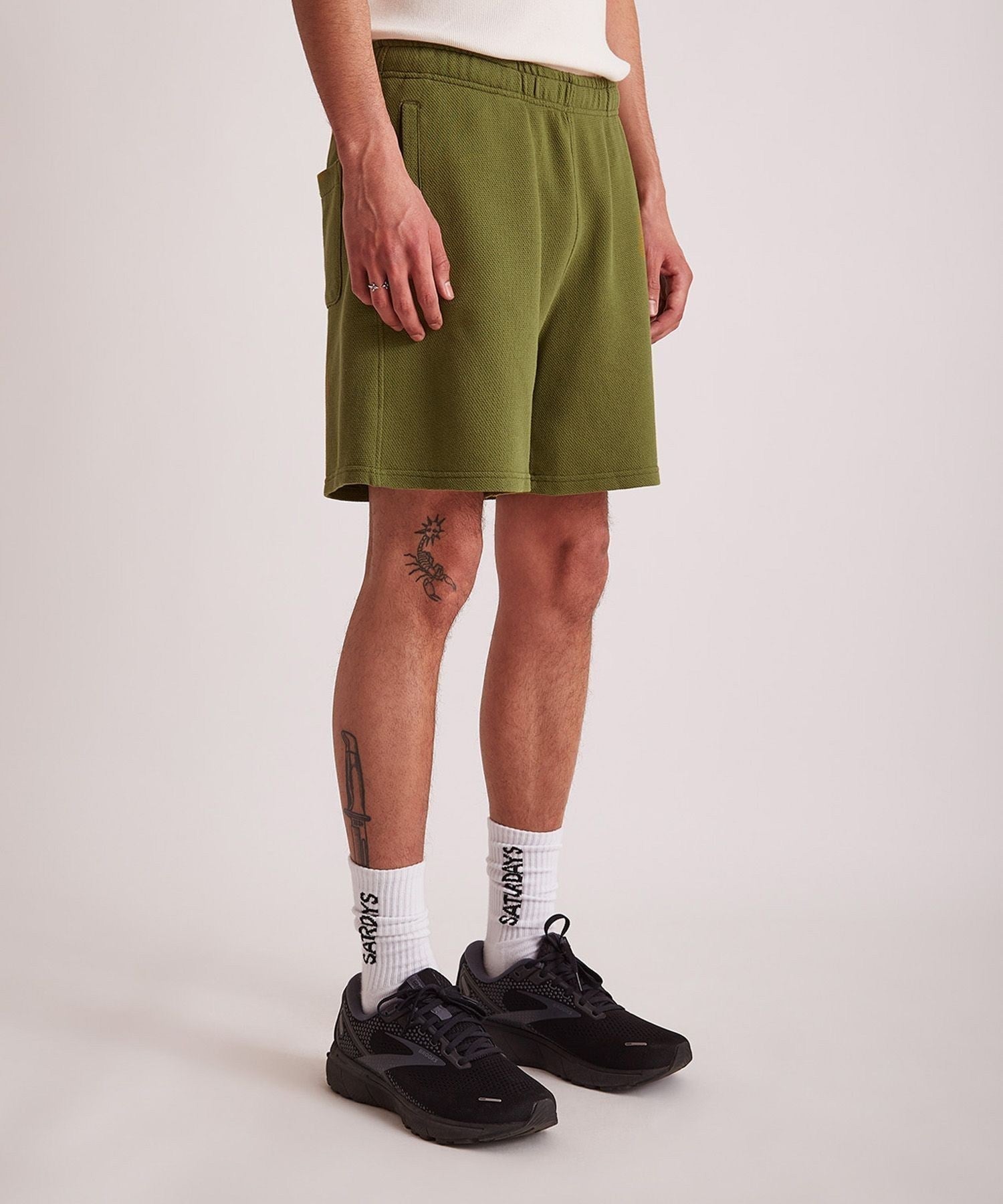 PIQUE AUSTIN SWEAT SHORT | Saturdays NYC Japan