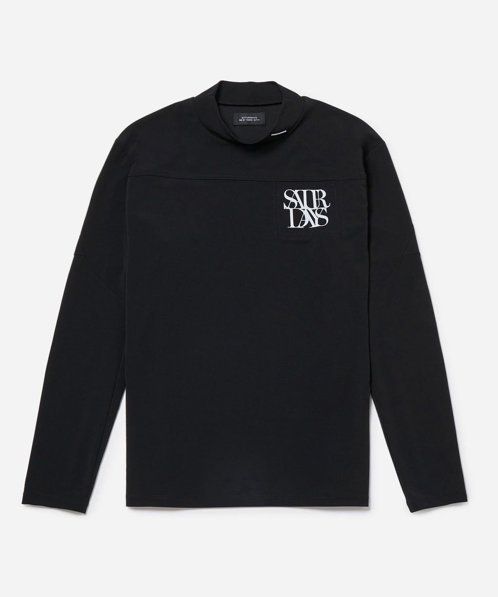 Pocket Mock Shirt L/S