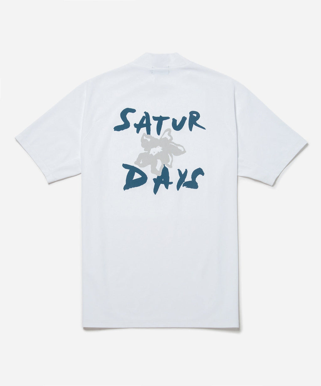 新品Saturdays Golf Saturdays NYC半袖モックシャツL Flower Mock Shirt S/S | Saturdays NYC Japan