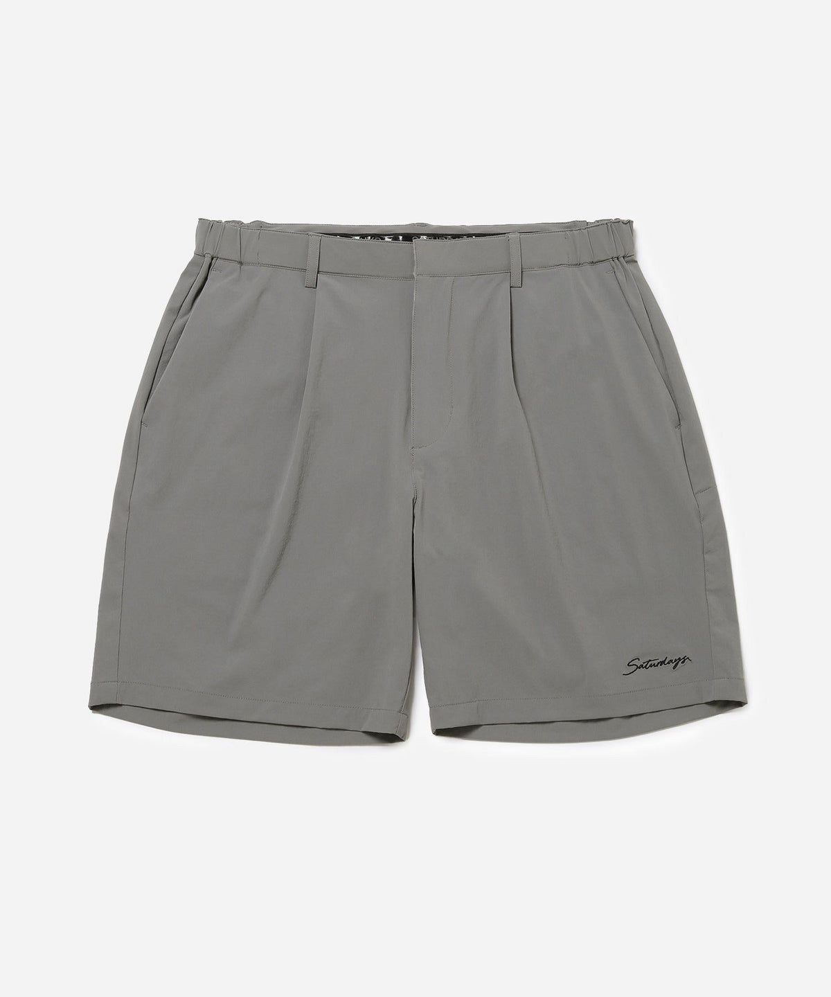 Nylon 4way One Tuck Short Pants