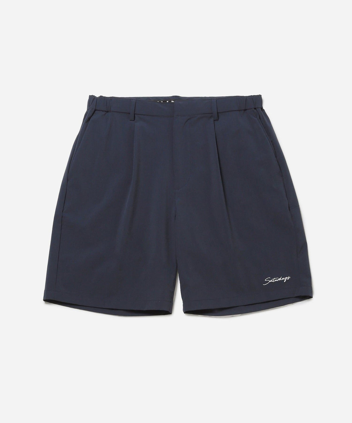 Nylon 4way One Tuck Short Pants