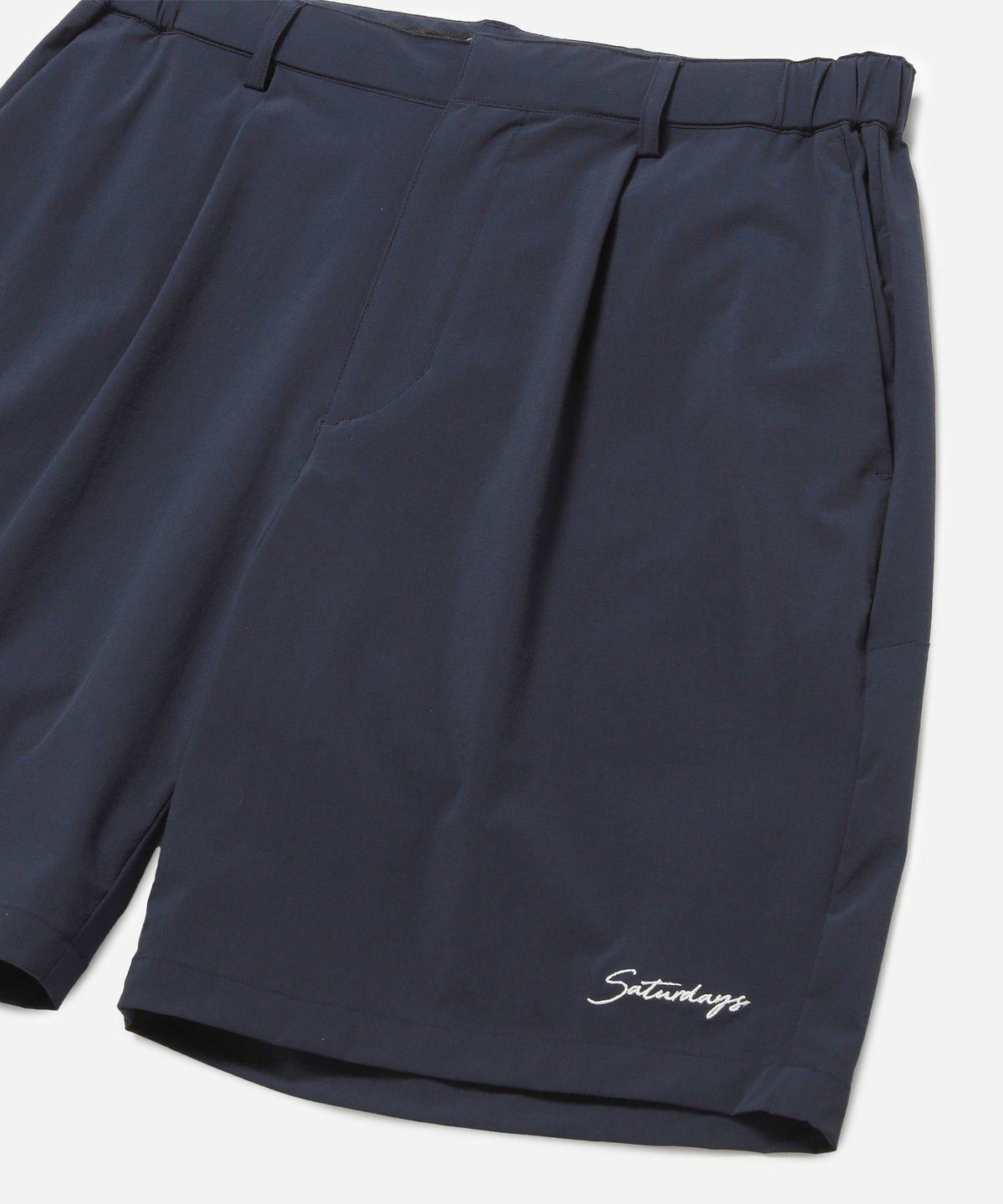 Nylon 4way One Tuck Short Pants