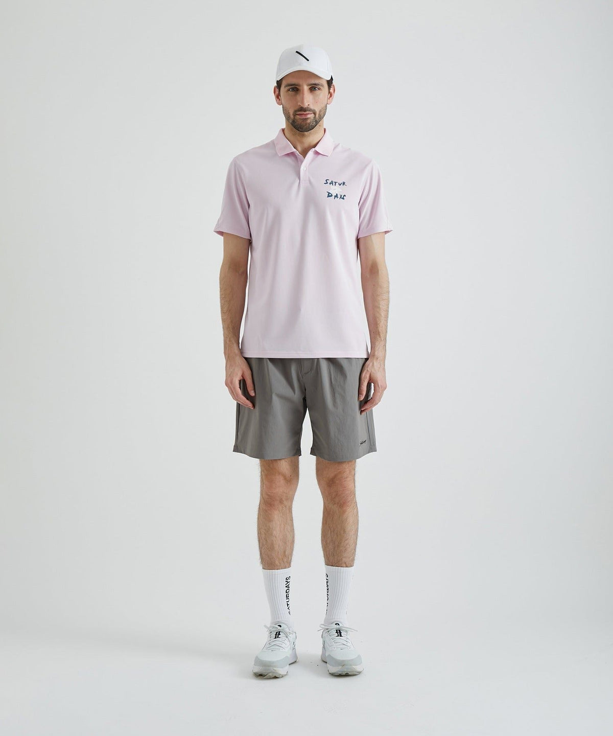 Nylon 4way One Tuck Short Pants