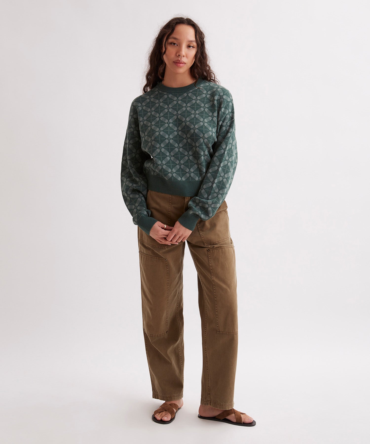Hunakai Blockprint Sweater | Saturdays NYC Japan