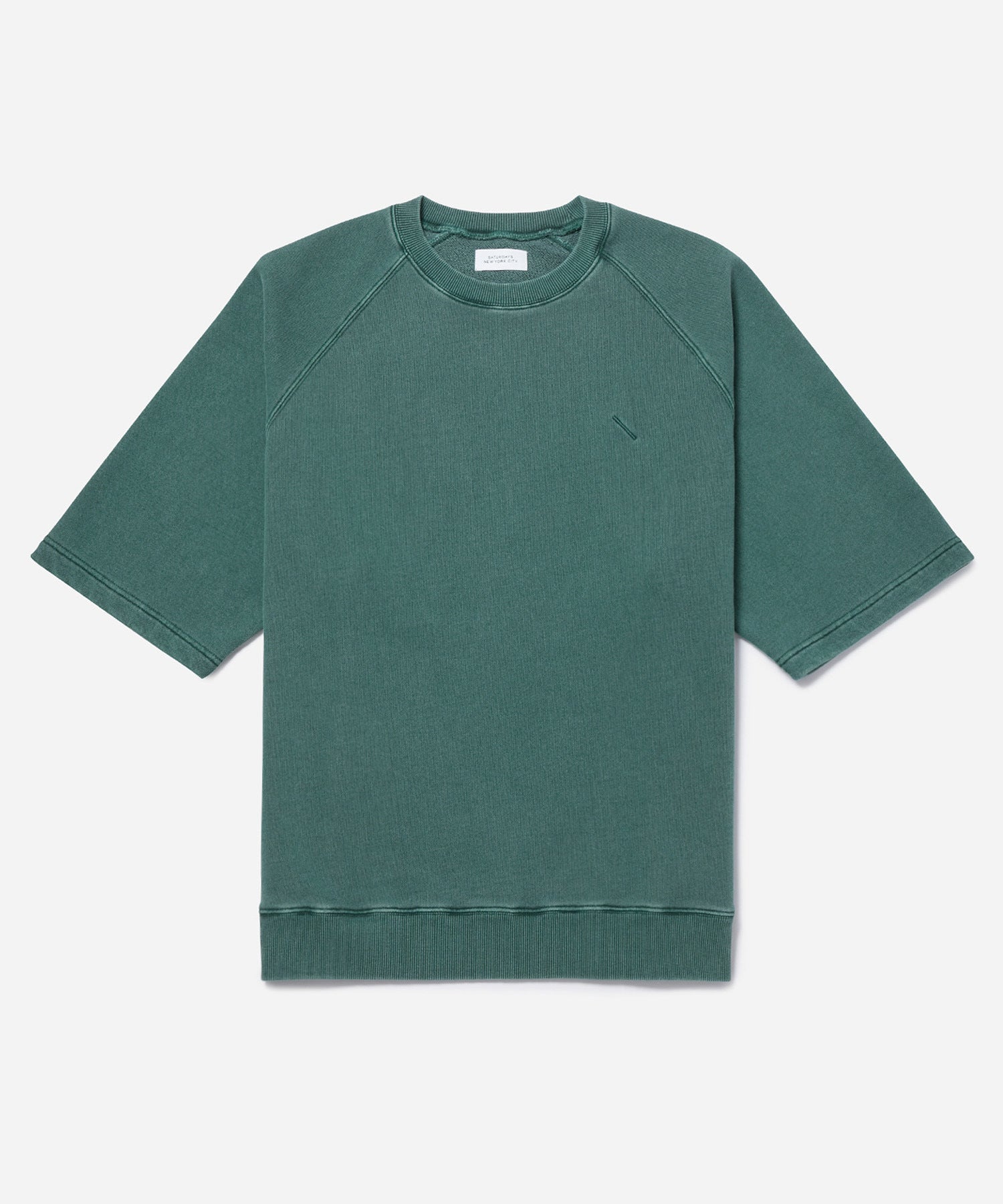 PIGMENT DYE SLASH SWEAT S/S TEE