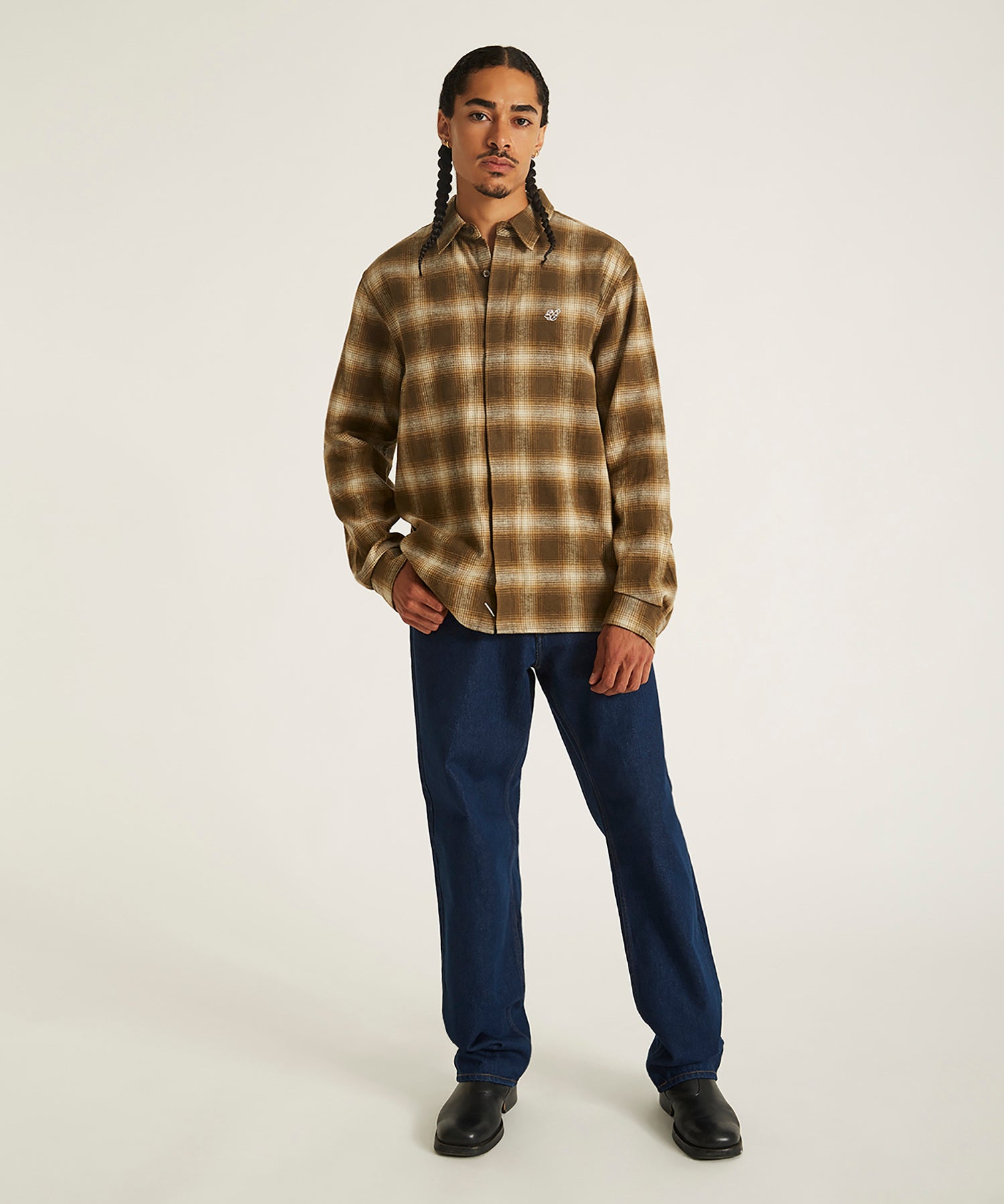 Mickey Cotton Linen Long Sleeve Shirt