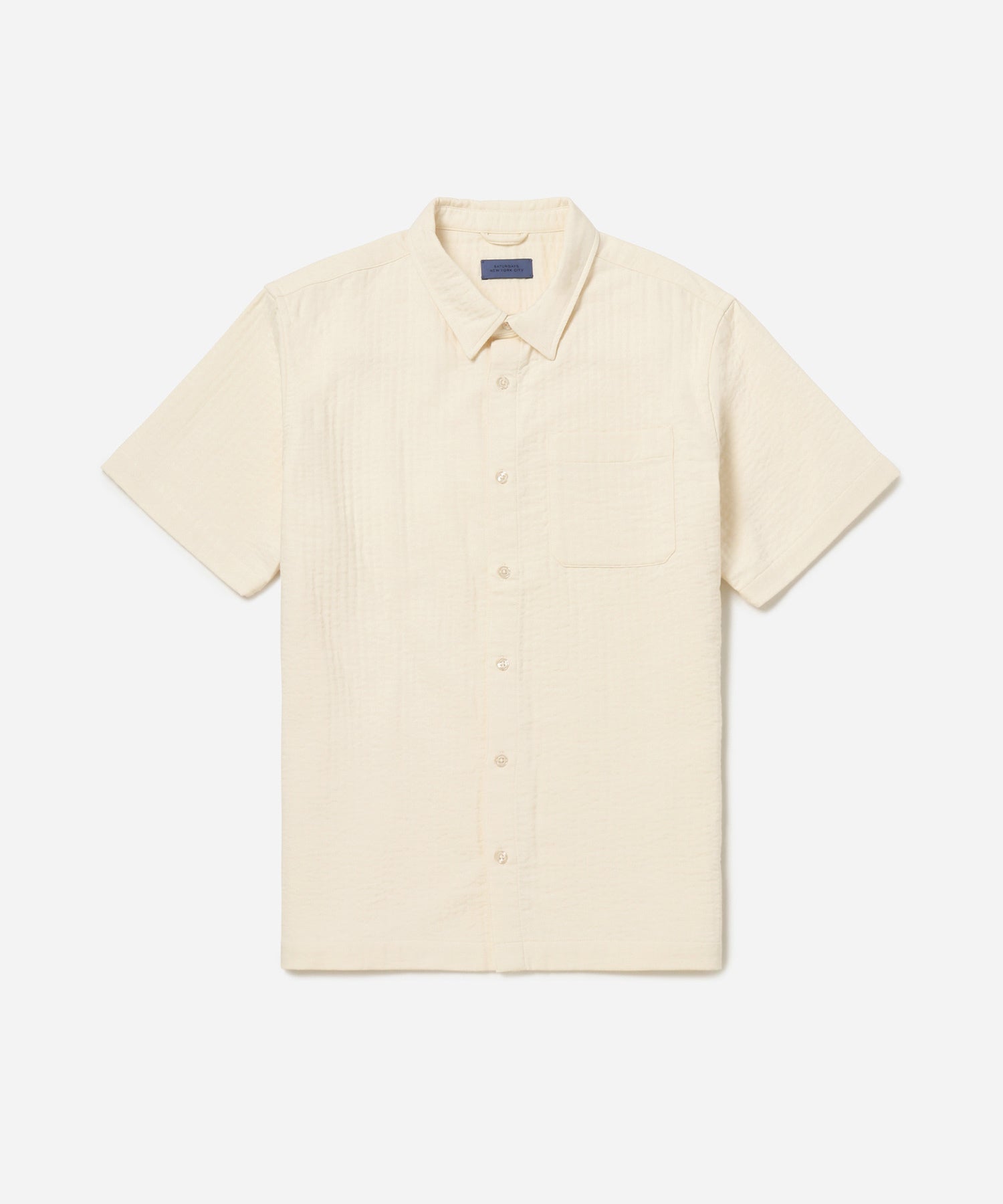 Bruce Double Layer Crinkle Short Sleeve Shirt