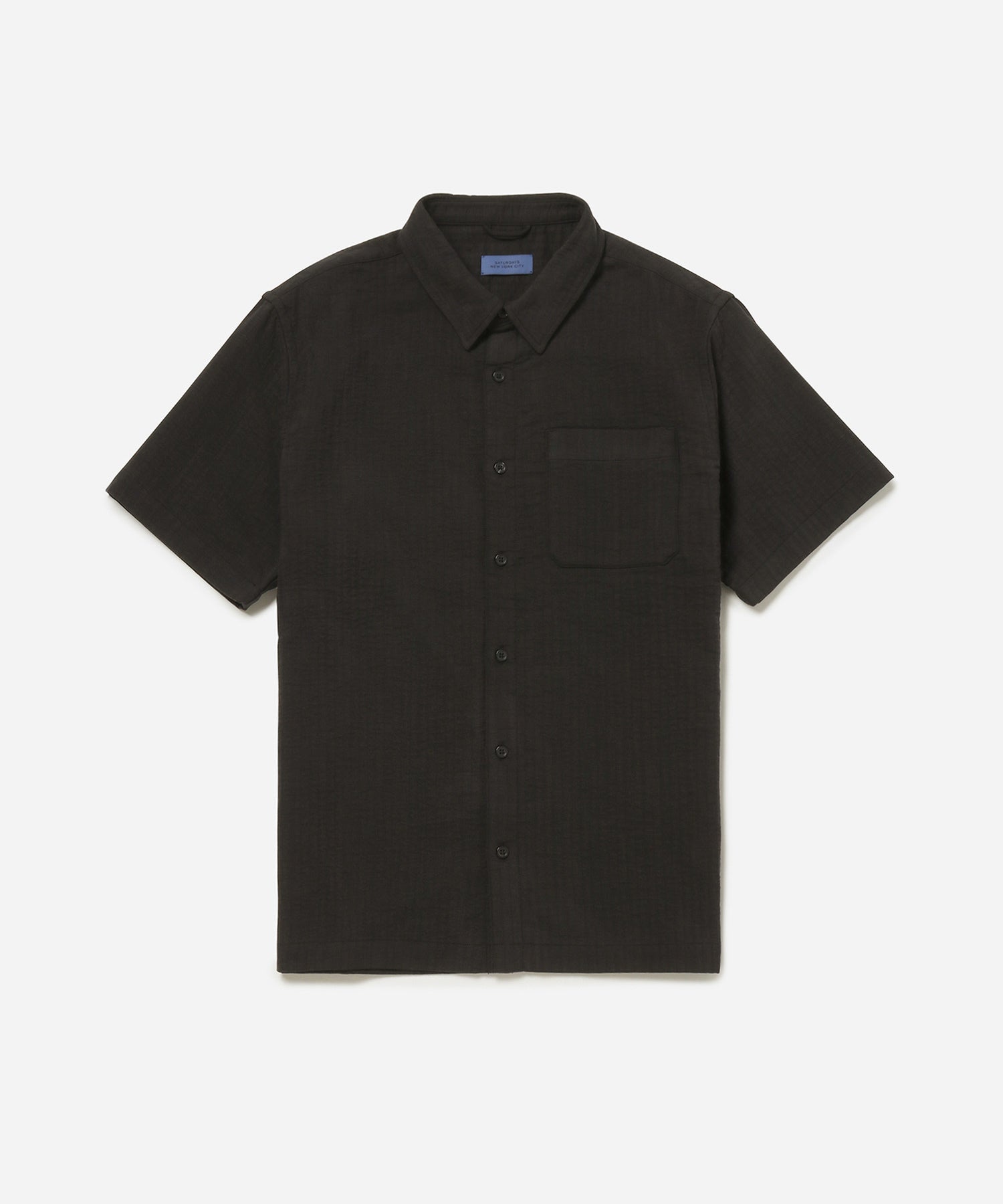 Bruce Double Layer Crinkle Short Sleeve Shirt