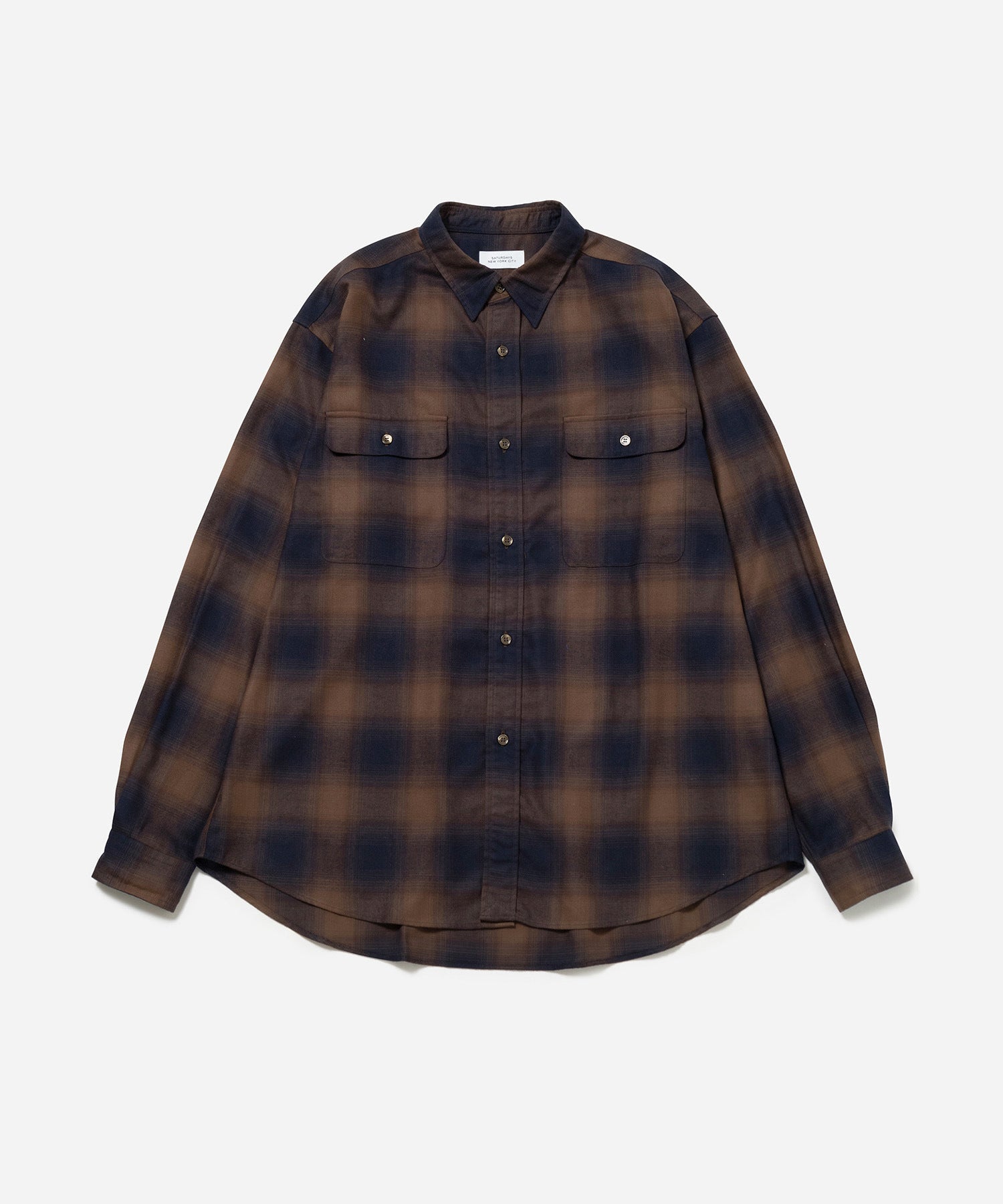 OMBRE CHECK WORK SHIRTS | Saturdays NYC Japan