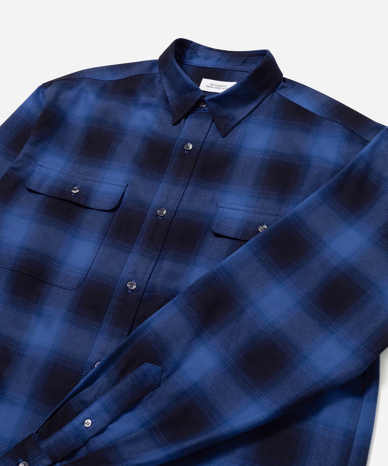 OMBRE CHECK WORK SHIRTS