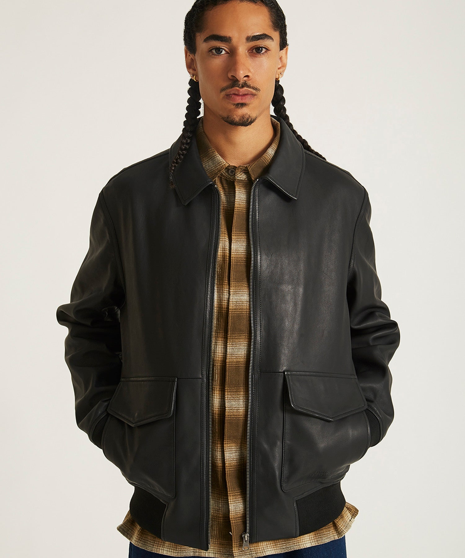 Tunstall Leather Jacket | Saturdays NYC Japan