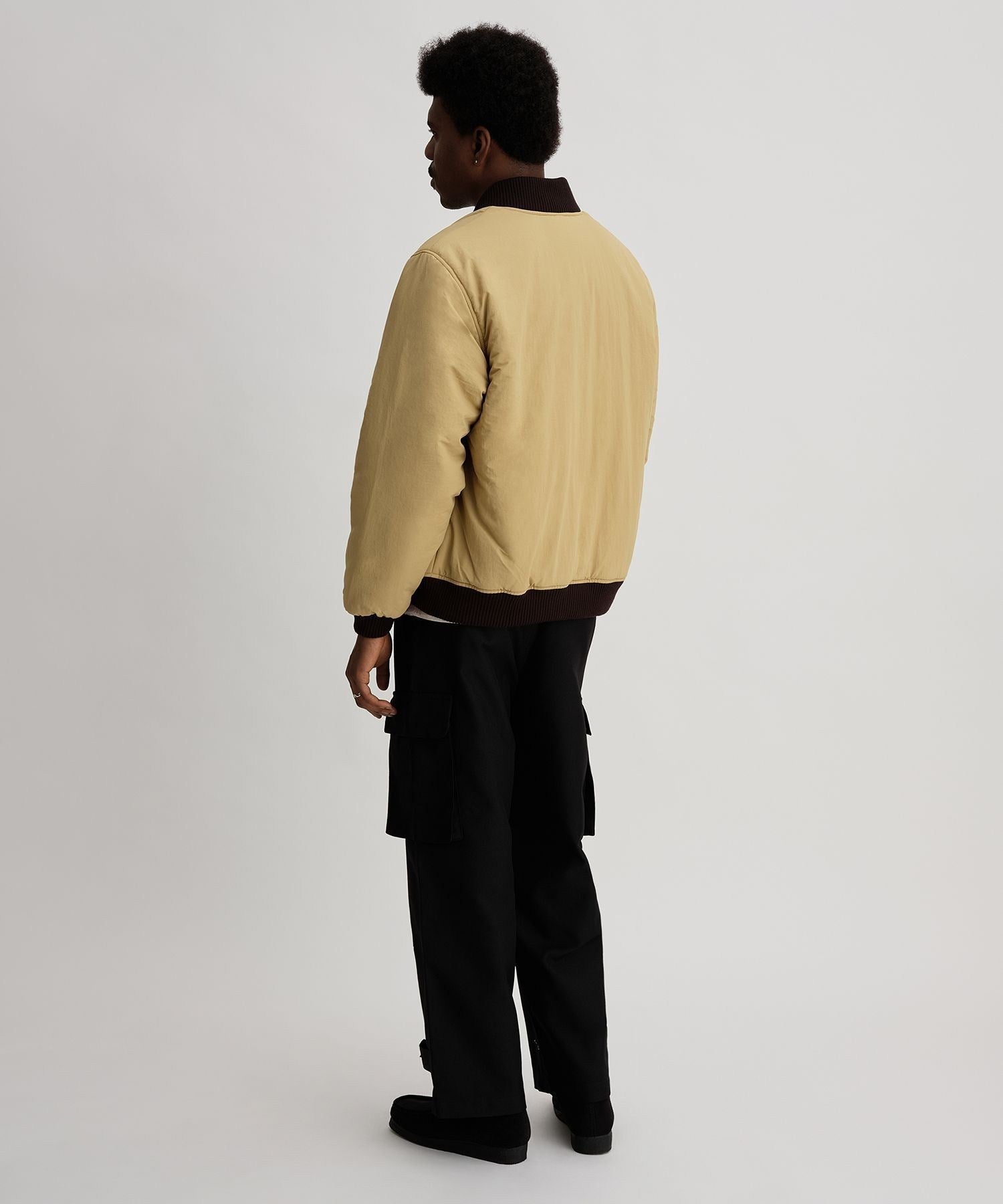 ジャケット・アウター LOW CLASSIC : PADDED ZIP-UP BLOUSON LOW CLASSIC
