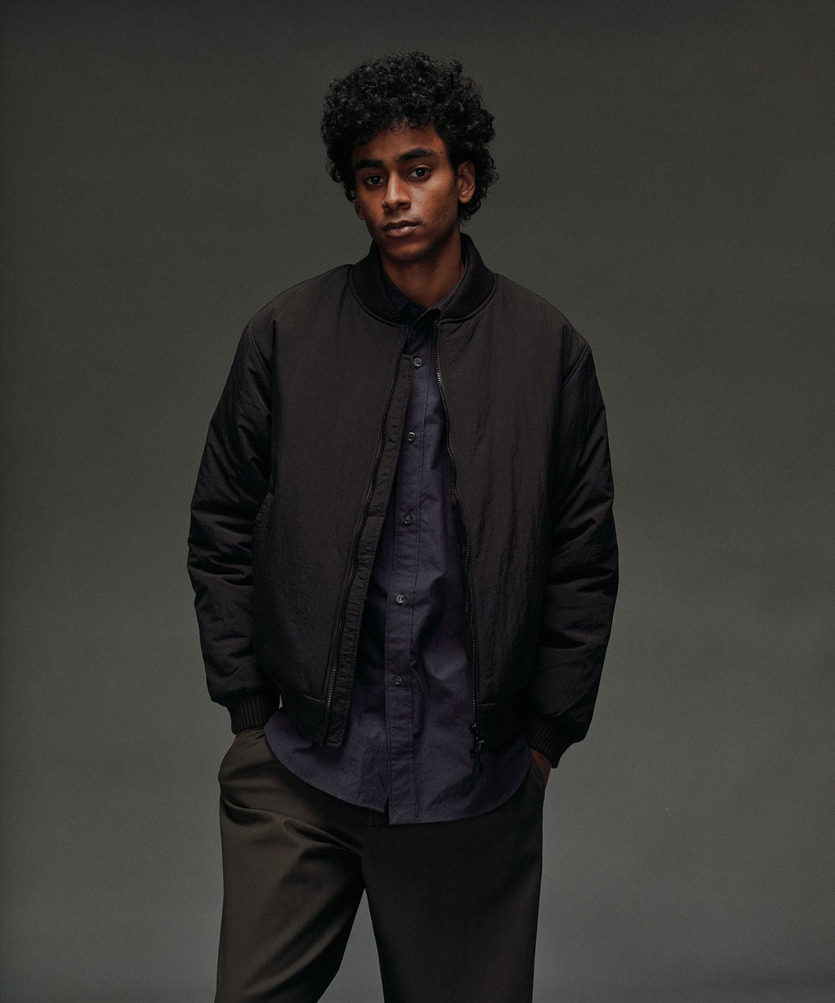 PADDED ZIP BLOUSON