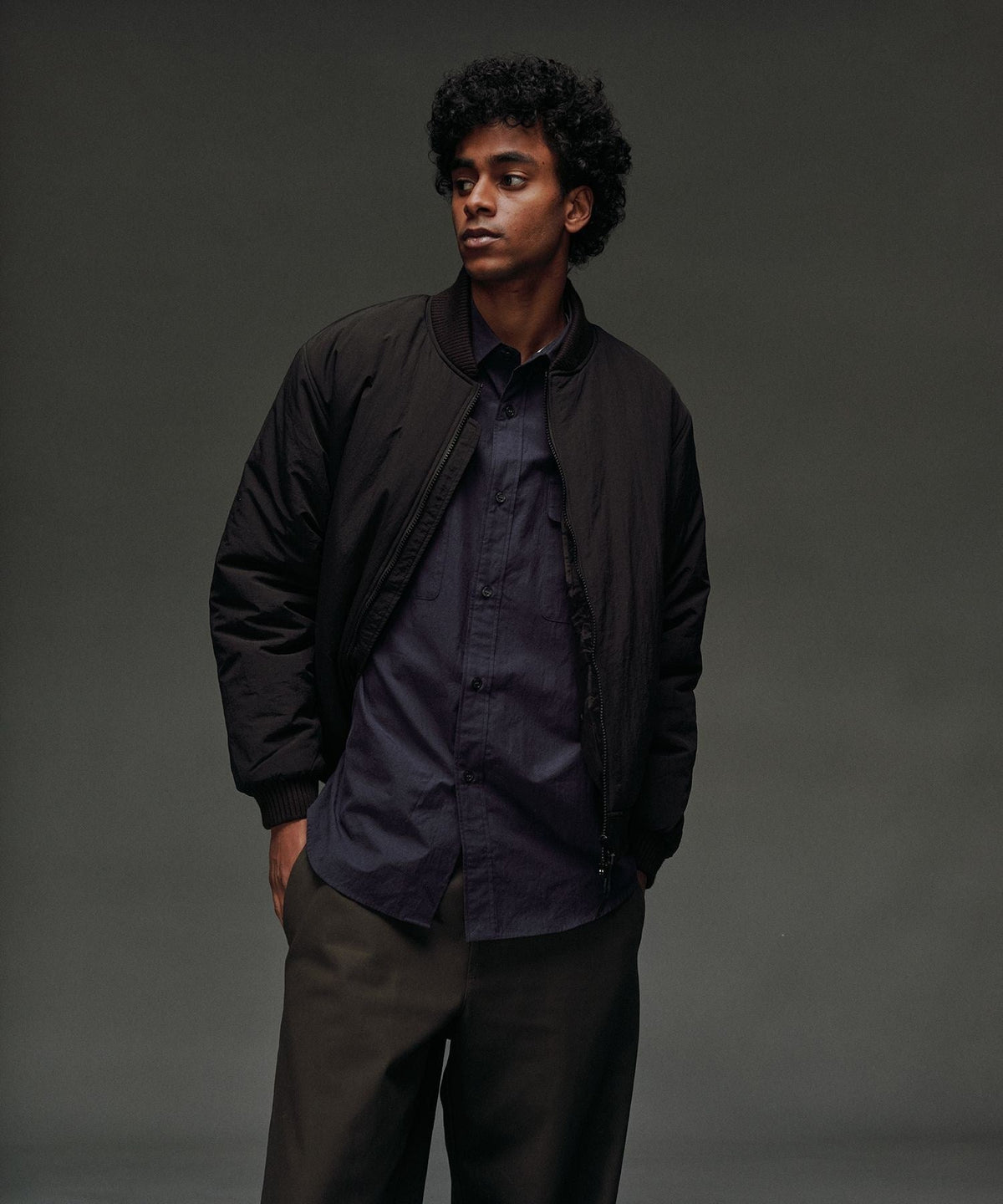 PADDED ZIP BLOUSON