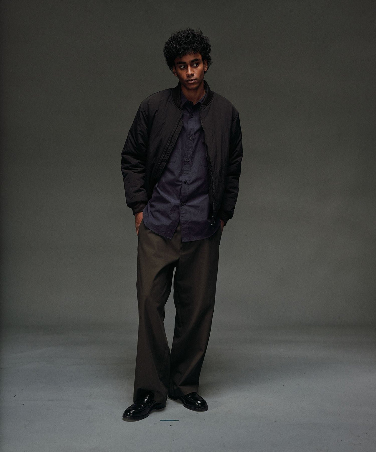 PADDED ZIP BLOUSON