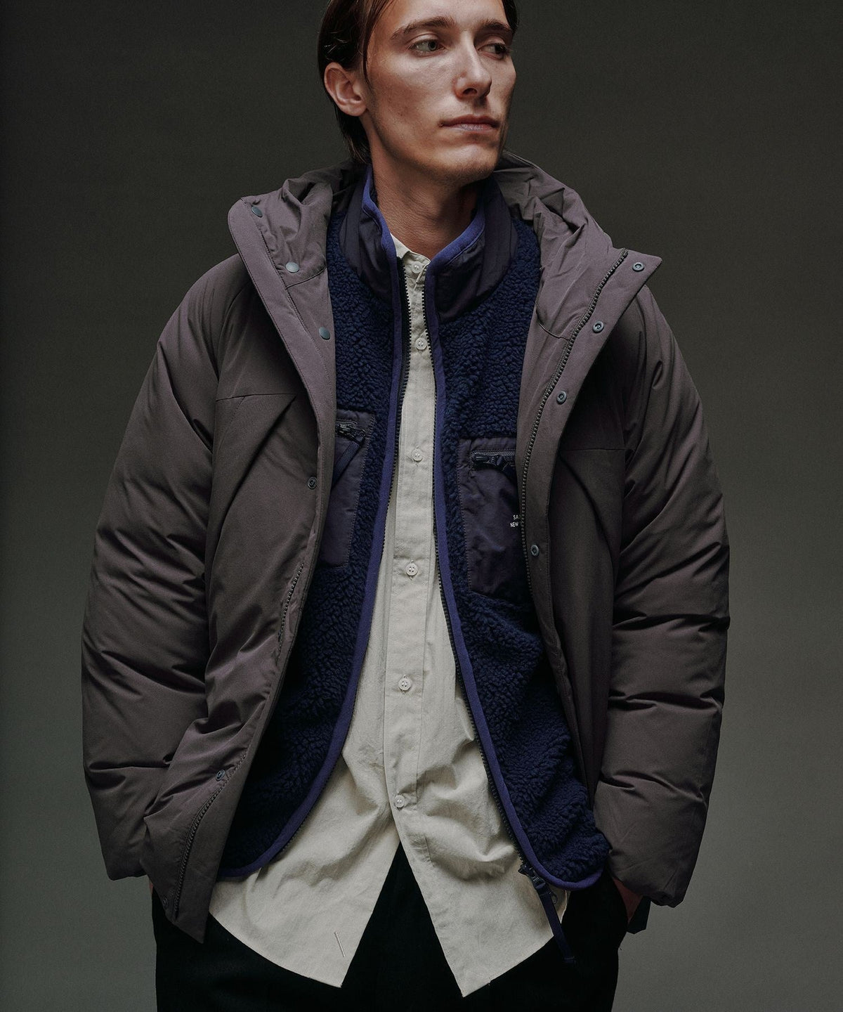 ALLIED DOWN HOODED BLOUSON