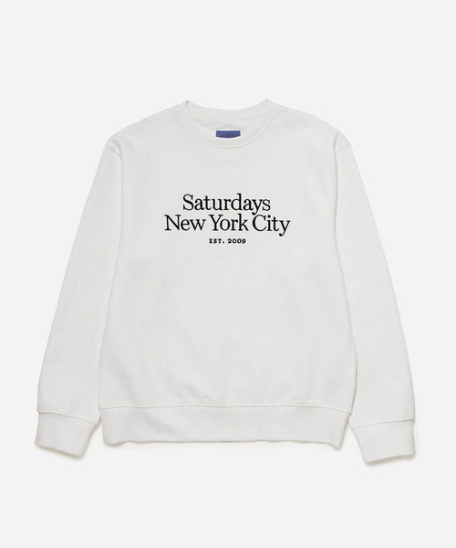 【関税込み】Saturdays NYC カーキ Bowery スウェットシャツ 関税込み】Saturdays NYC カーキ Bowery スウェットシャツ