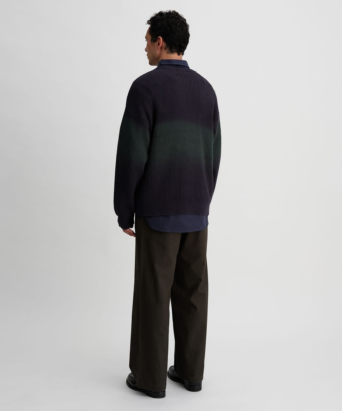 COTTON CASHMERE STEP DYEING KNIT