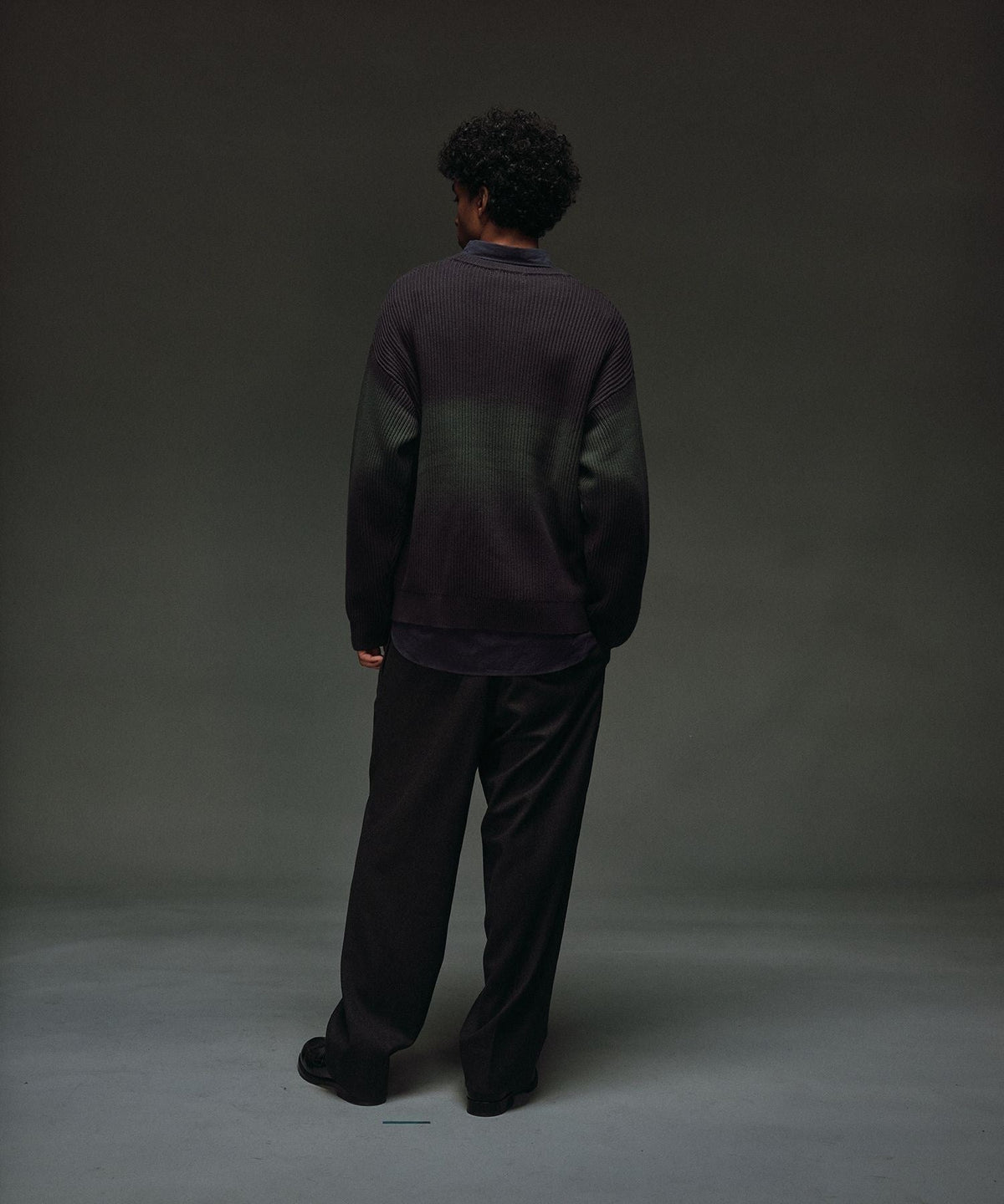 COTTON CASHMERE STEP DYEING KNIT
