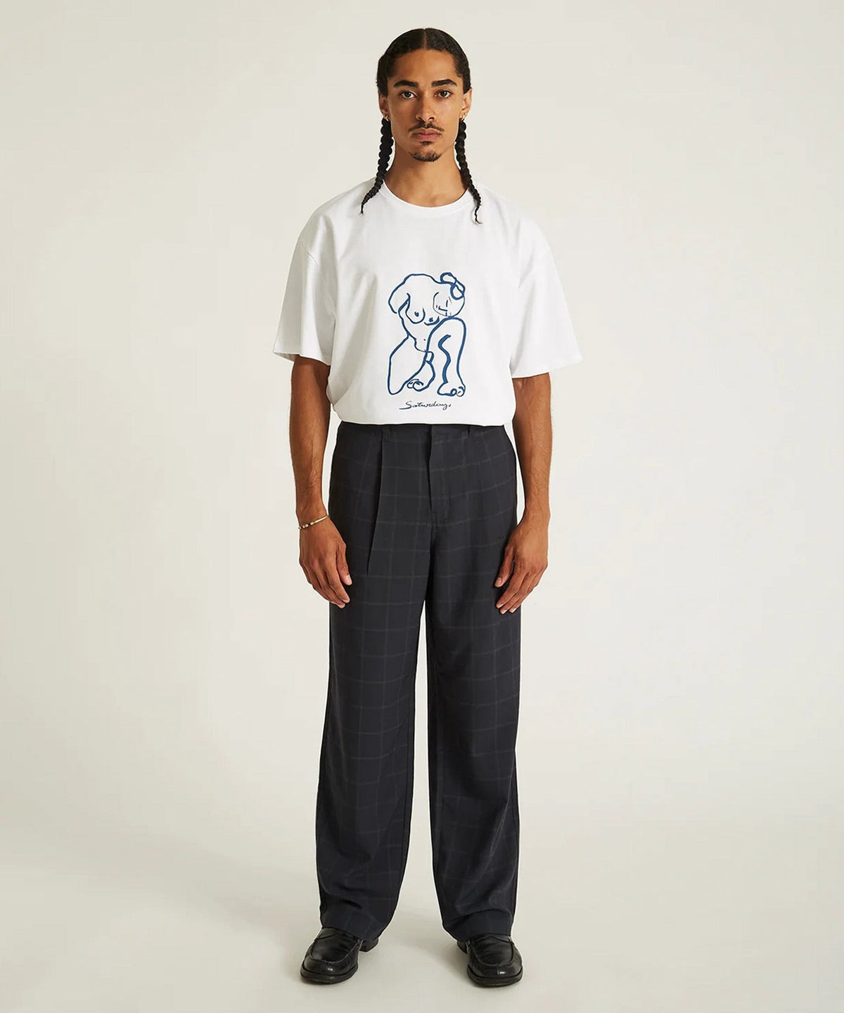 GEORGE PLAID TROUSER