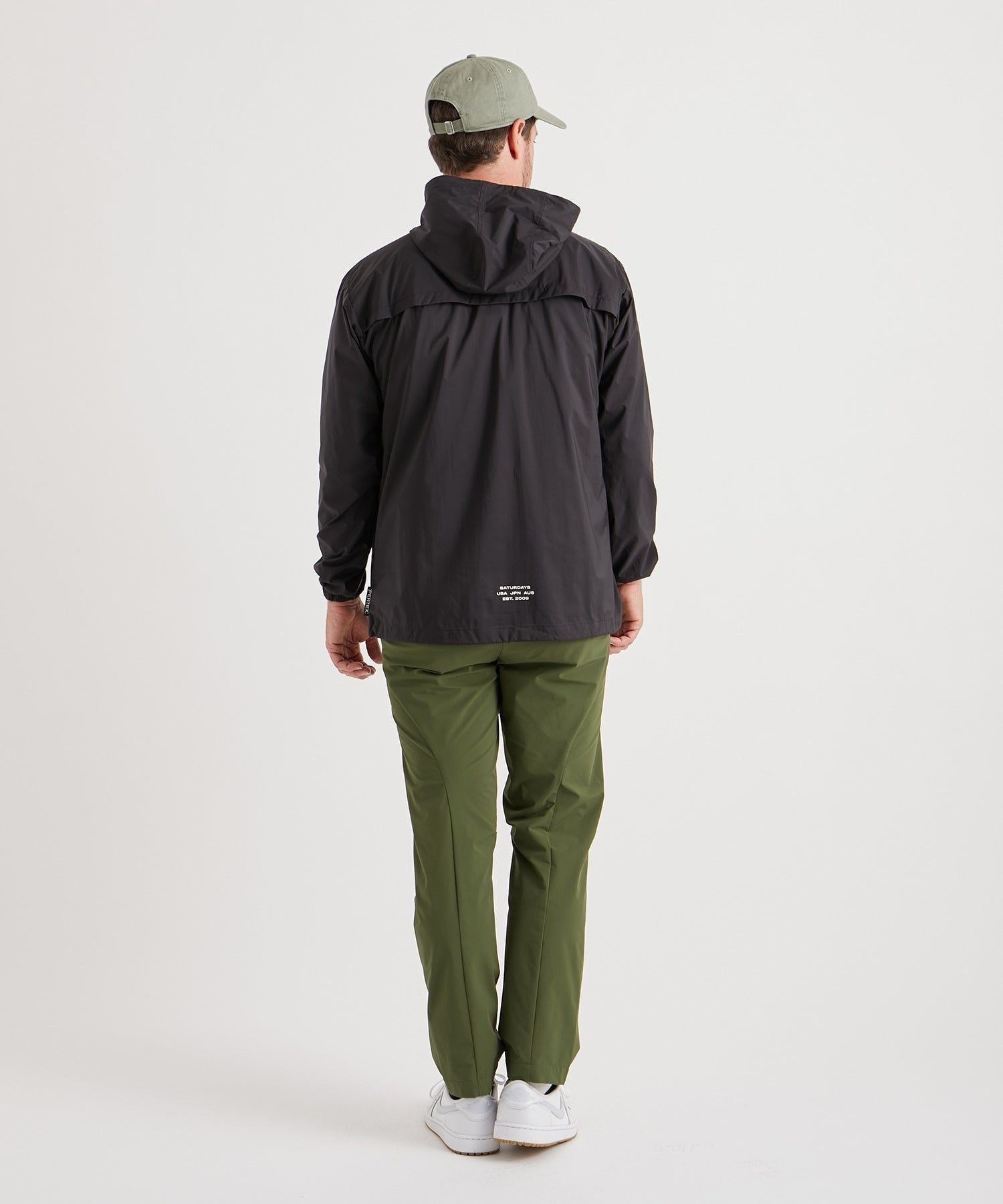 PERTEX QUANTUM AIR Packable Quarter Zip Hoodie | Saturdays NYC Japan