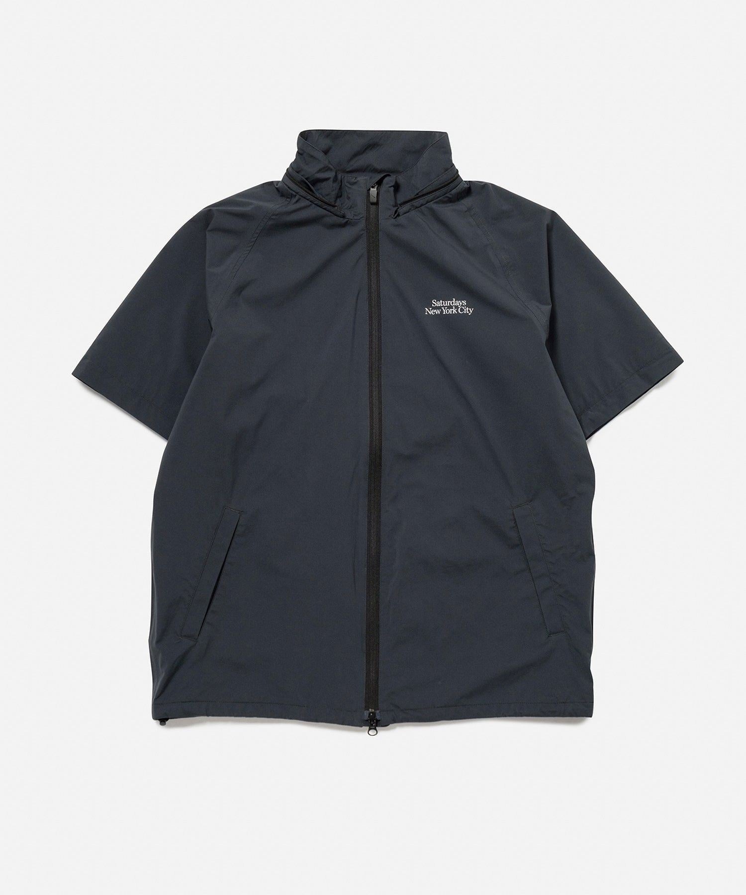 Water Repellent Stretch Woven Zip Hoodie | Saturdays NYC Japan