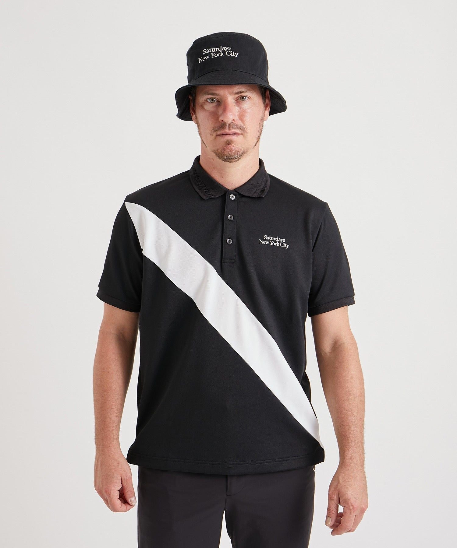 Cupro Pique SS Polo | Saturdays NYC Japan