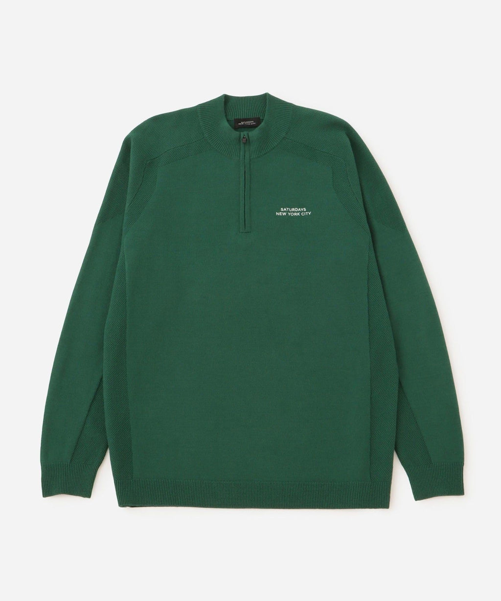 Saturdays NYC　FITSYSTEMS　タッパー　フロントジップ Half Zip Knit | Saturdays NYC Japan
