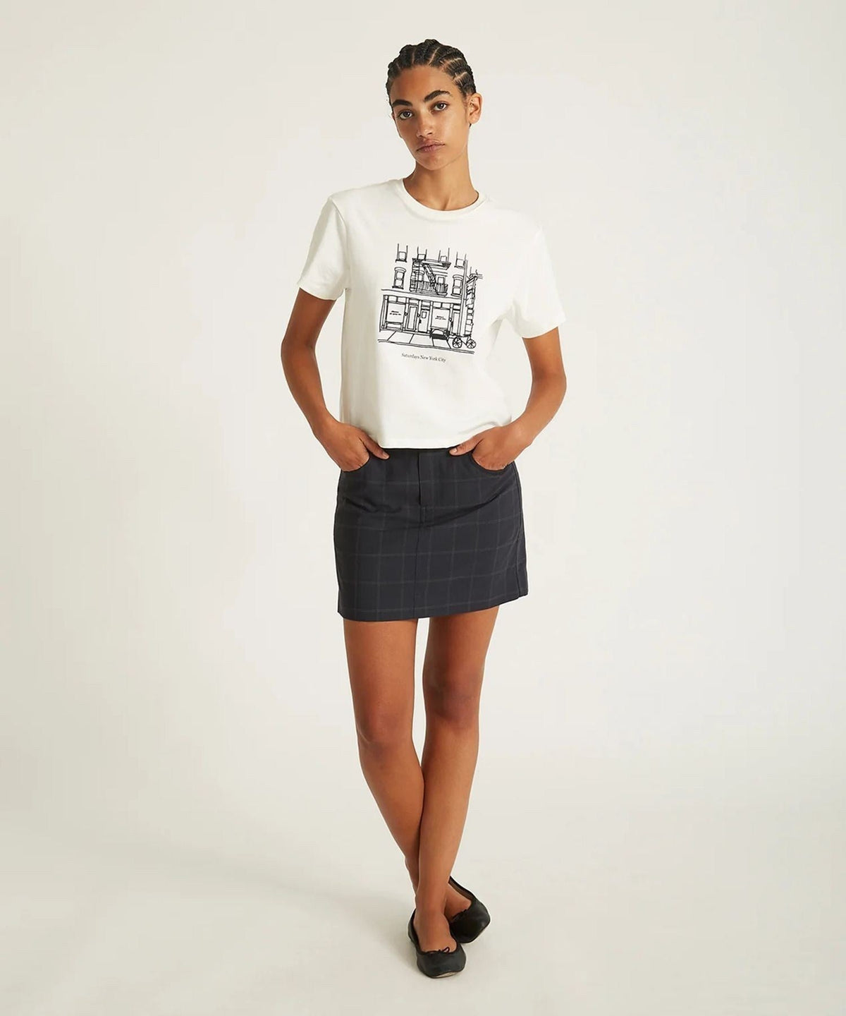 ZOE GABARDINE SKIRT