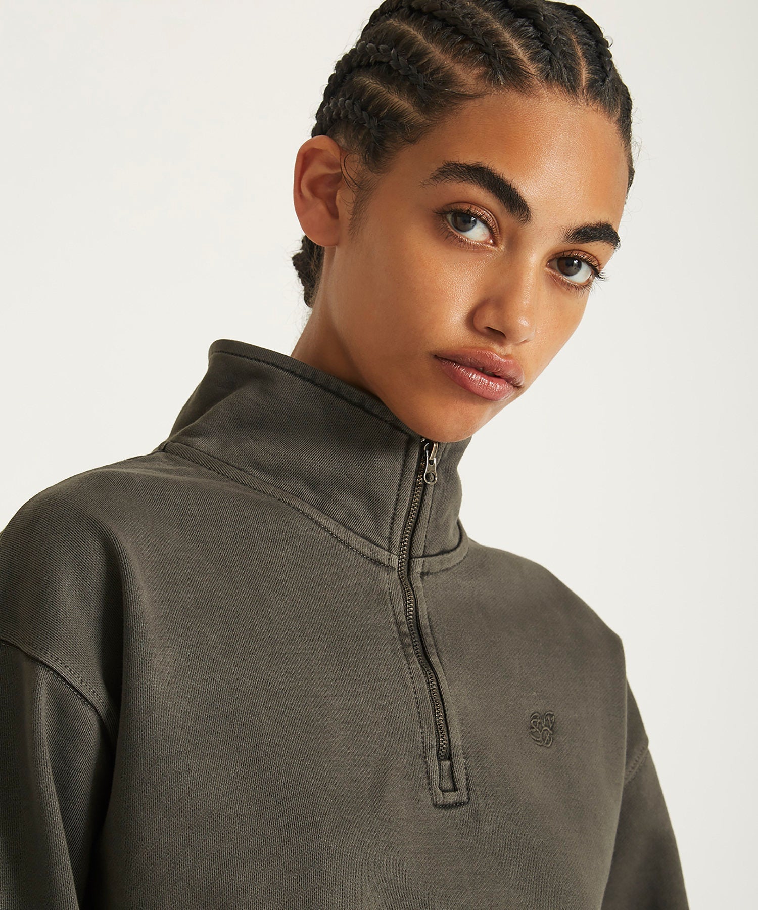 Eldridge Fundamental Cropped Quarter Zip