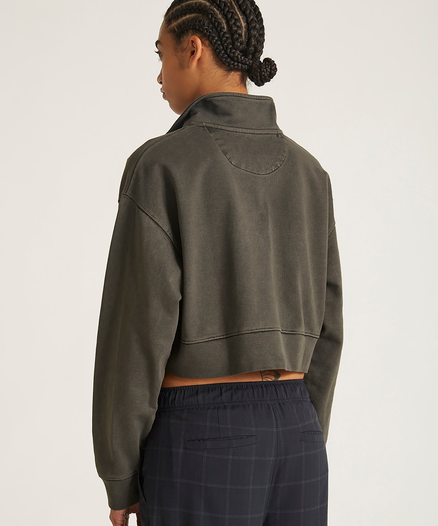 Eldridge Fundamental Cropped Quarter Zip