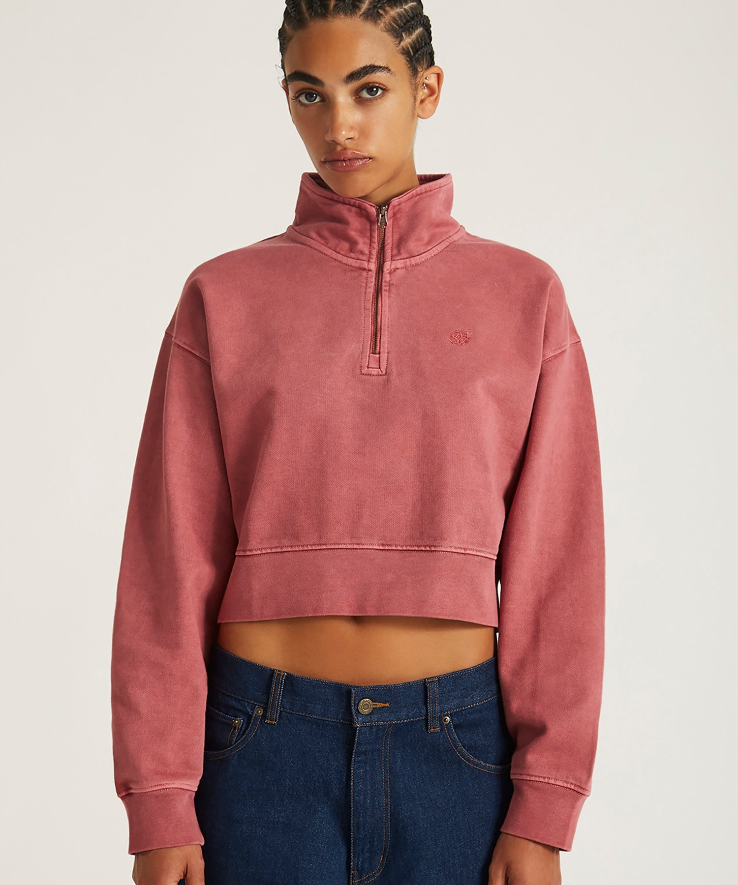 Eldridge Fundamental Cropped Quarter Zip