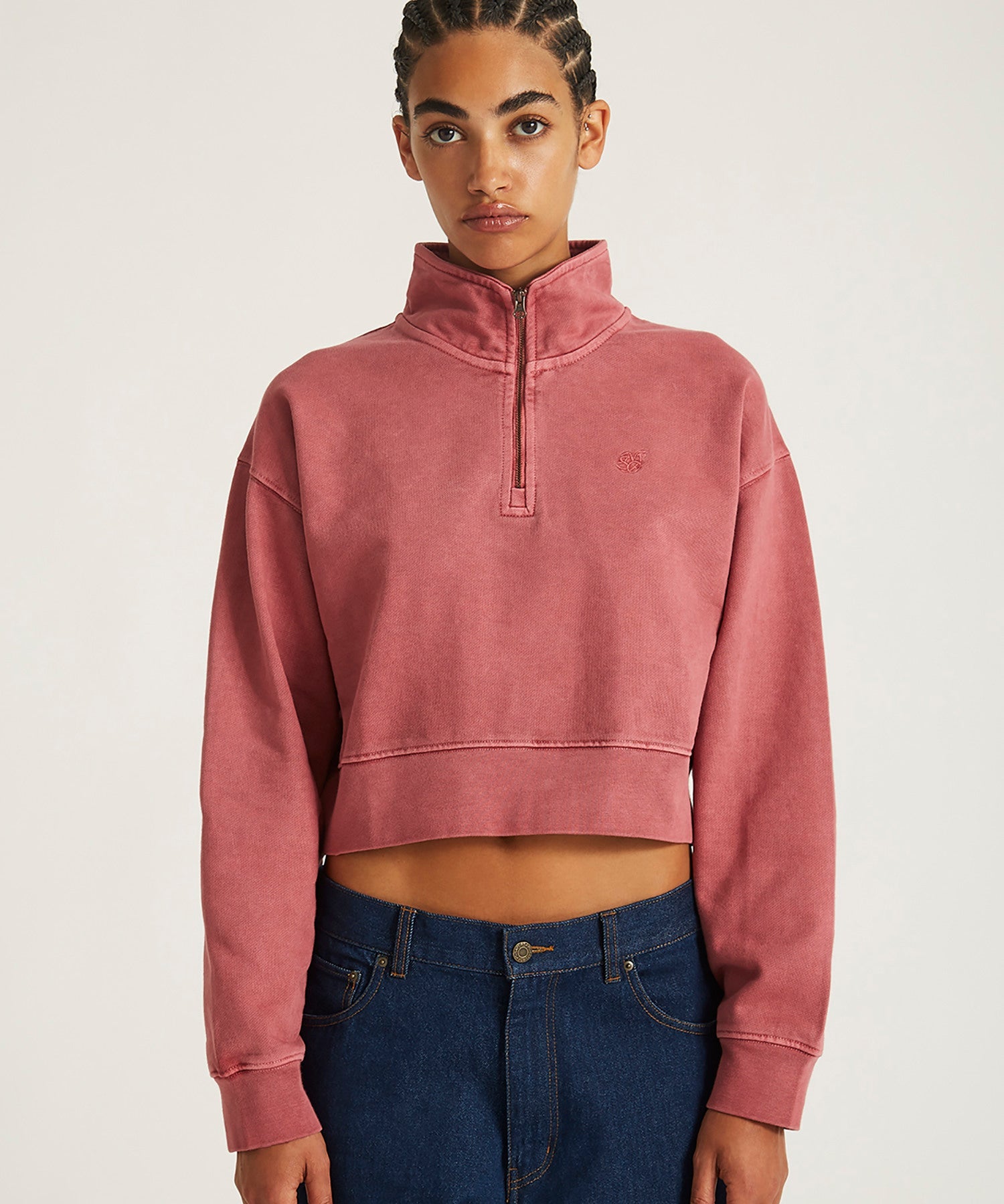 Eldridge Fundamental Cropped Quarter Zip