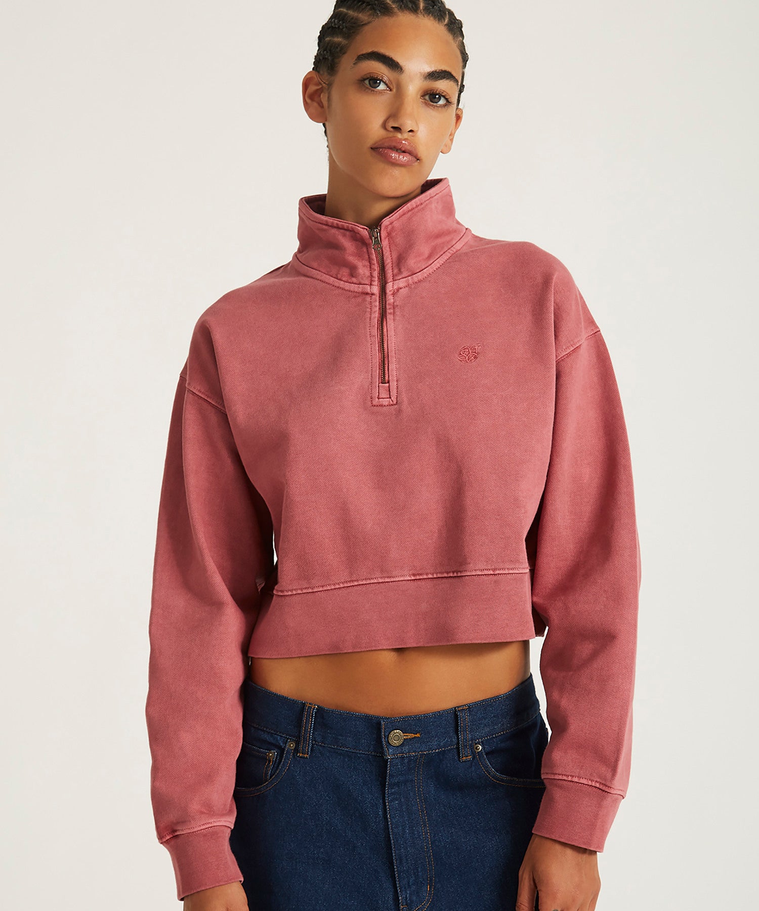 Eldridge Fundamental Cropped Quarter Zip