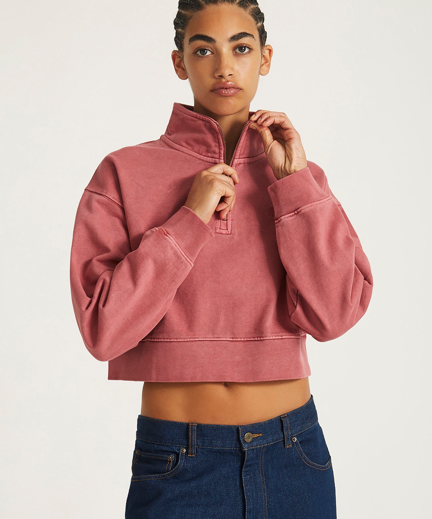 Eldridge Fundamental Cropped Quarter Zip