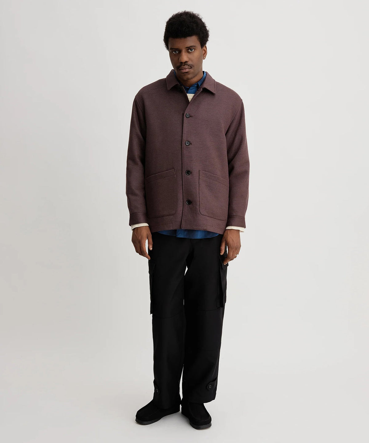 COVERALL WOOL SHIRTS BLOUSON