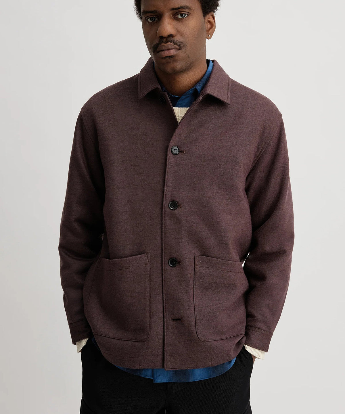 COVERALL WOOL SHIRTS BLOUSON