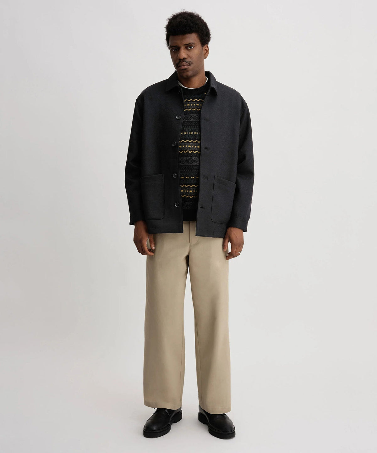 COVERALL WOOL SHIRTS BLOUSON