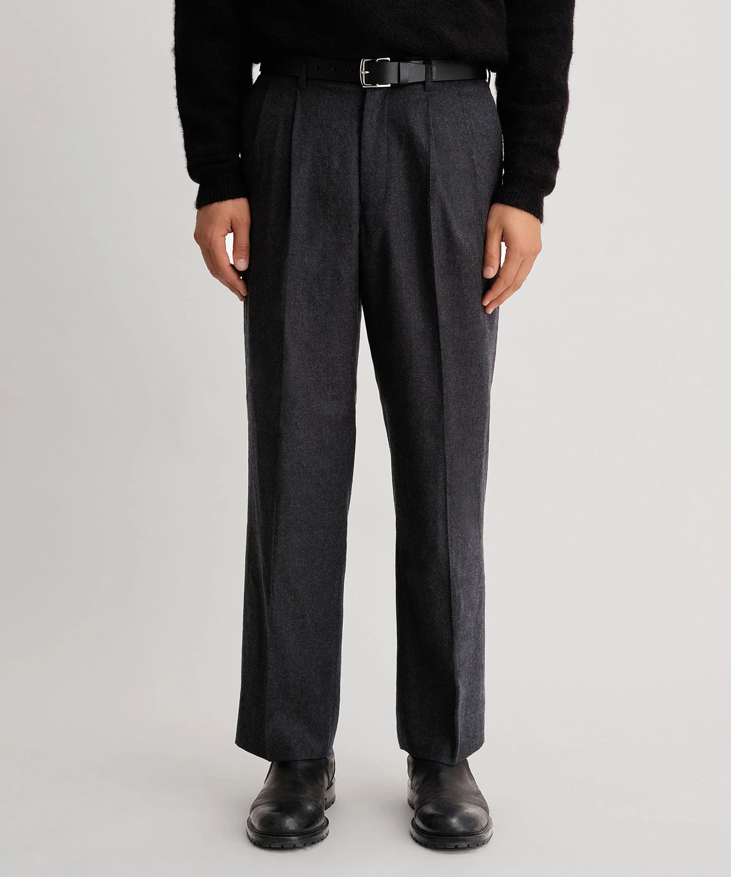 WOOL SAXONY 2TUCK SLACKS | Saturdays NYC Japan