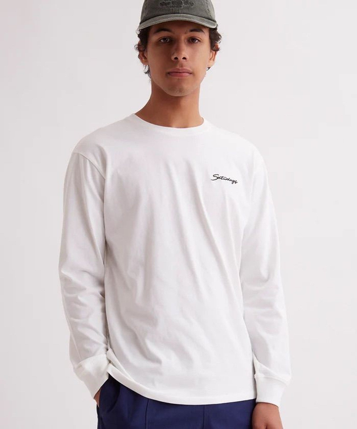 Saturdays Embroidered Standard Ls Tee
