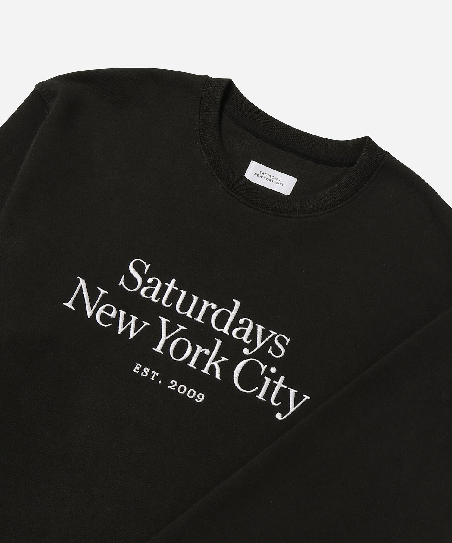 【ブラック（01）】Bowery Standard Crew Bowery Miller Standard Crew（スウェット）｜Saturdays NYC